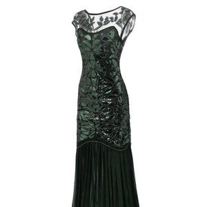 Retro Emerald Gown